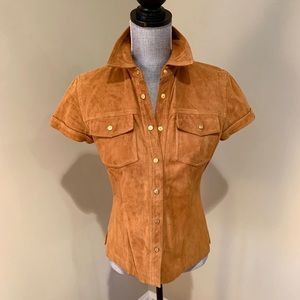 Wathne Genuine Lamb Suede Top